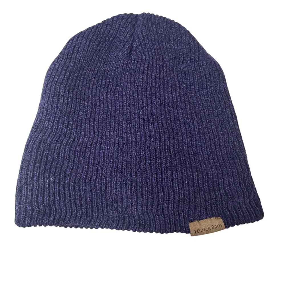 Dutch Bros Navy Blue Knit Beanie RARE DB 1992
